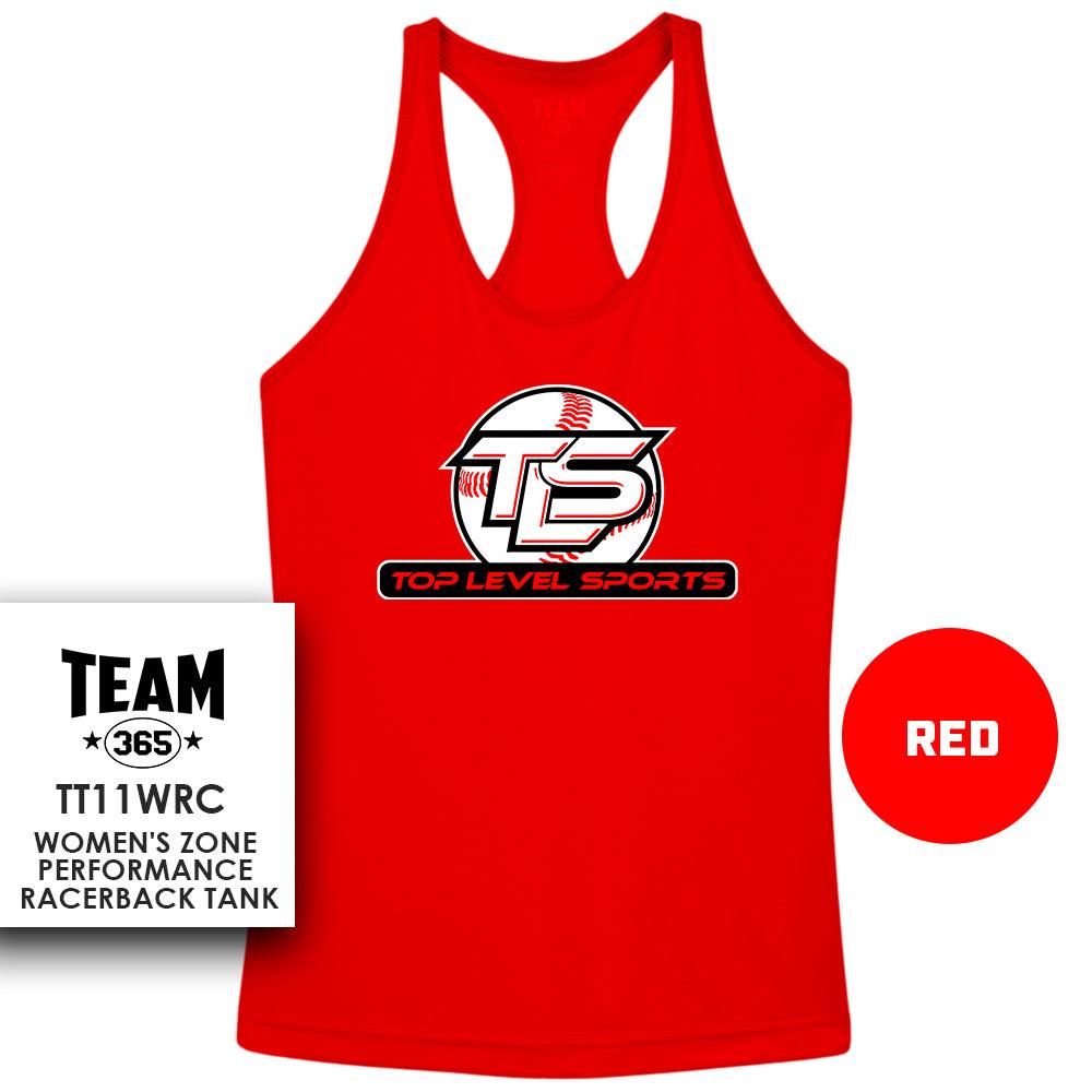 TOP LEVEL SPORTS - Performance Women’s Racerback T - MULTIPLE COLORS AVAILABLE - 83Swag