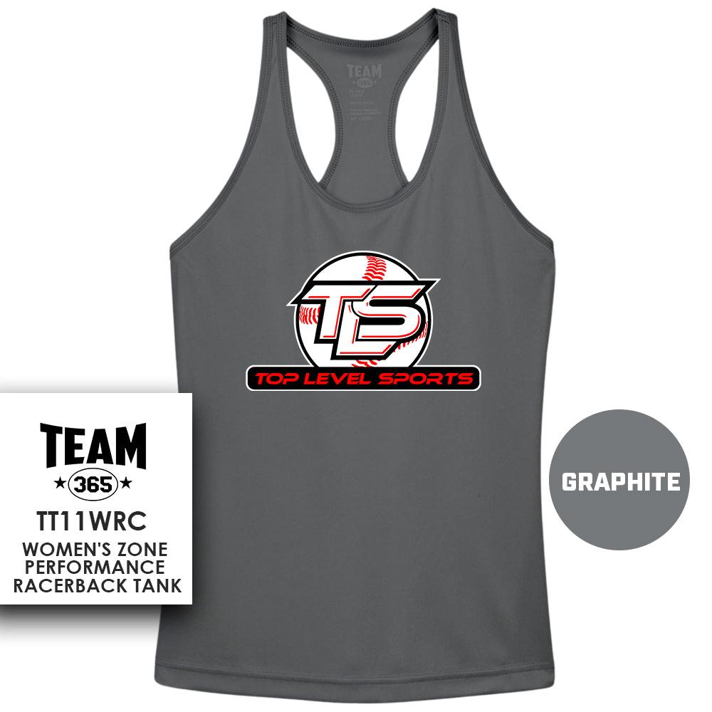 TOP LEVEL SPORTS - Performance Women’s Racerback T - MULTIPLE COLORS AVAILABLE - 83Swag
