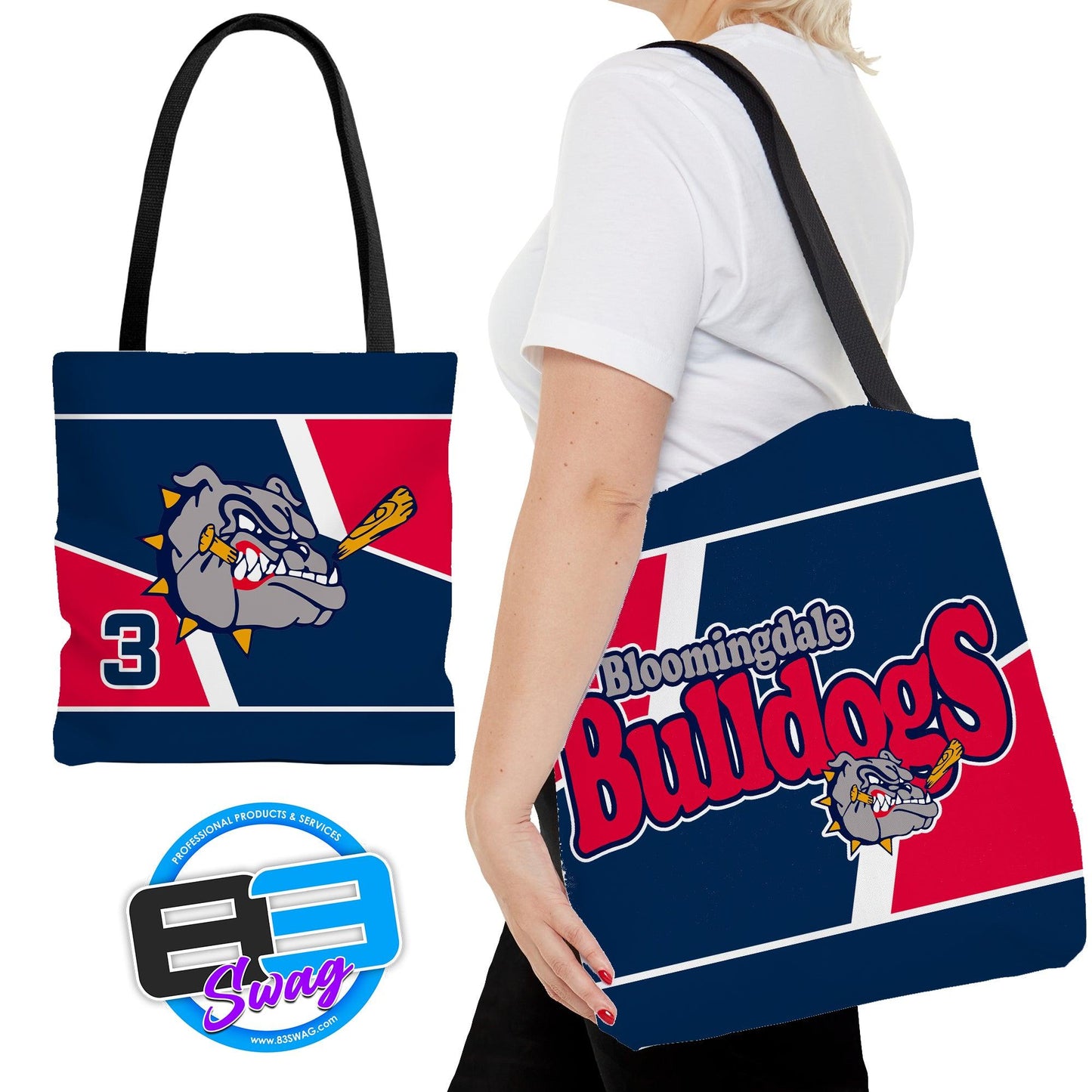 Tote Bag - Bloomingdale Bulldogs - 83Swag