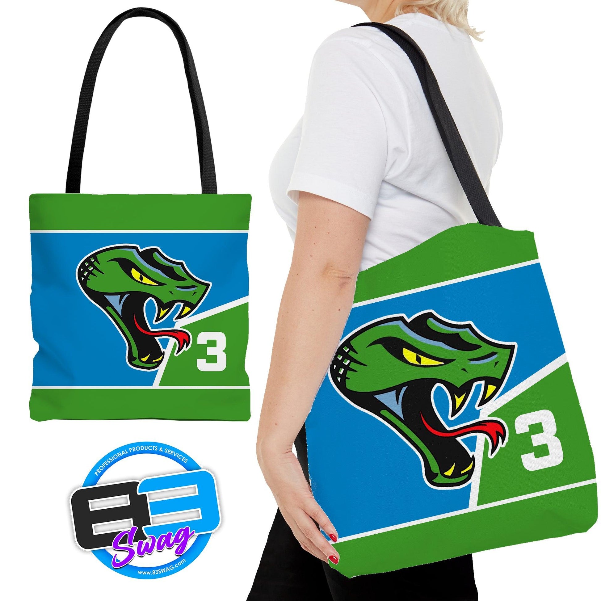 Tote Bag - Cottonmouths Baseball - 83Swag