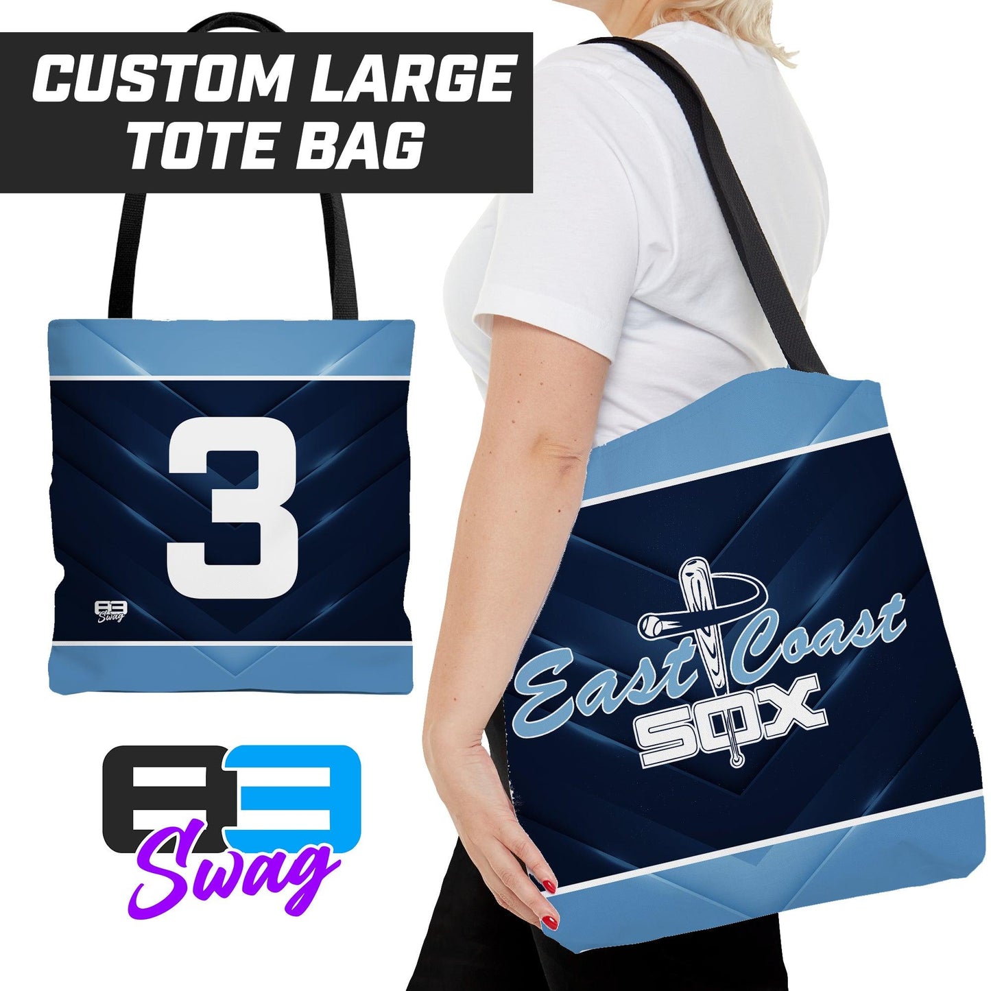 Tote Bag - East Coast Sox Baseball - 83Swag