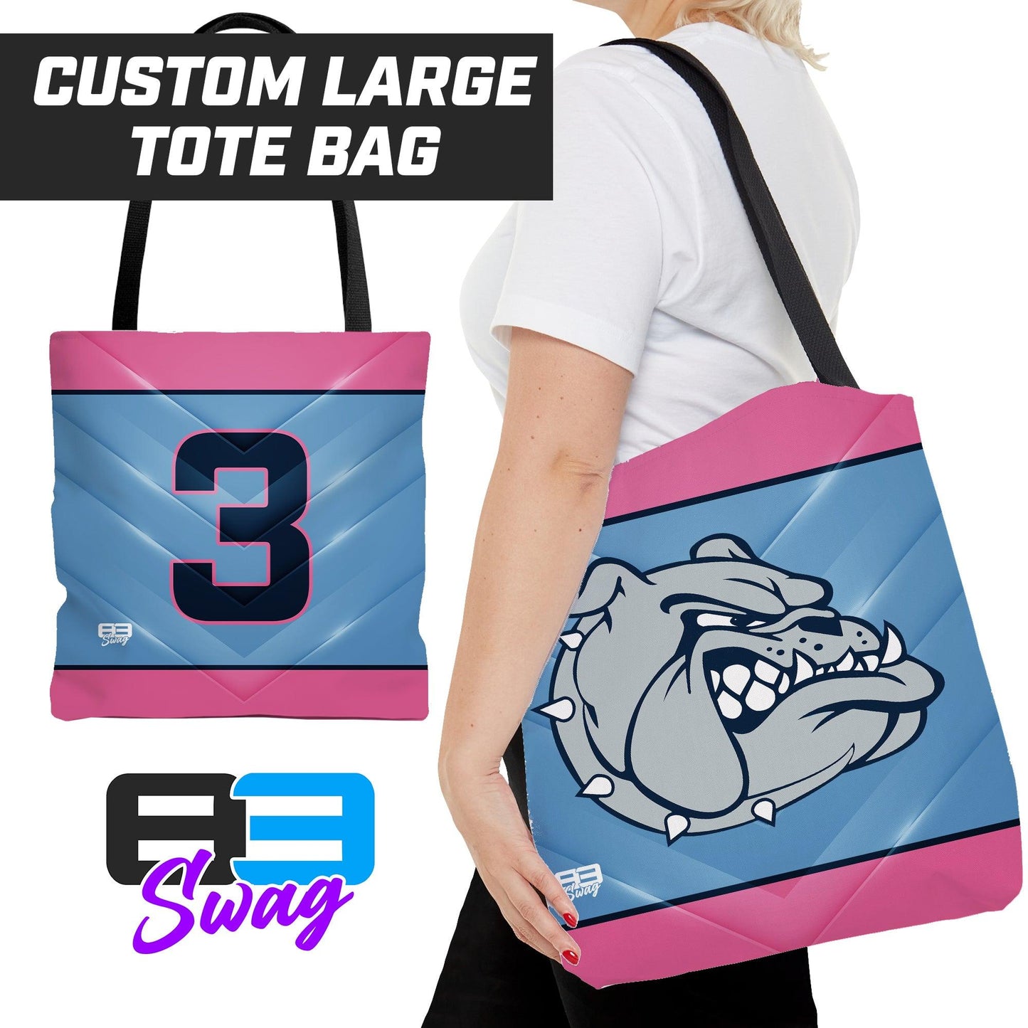 Tote Bag - Maumelle Bulldogs Baseball 2 - 83Swag