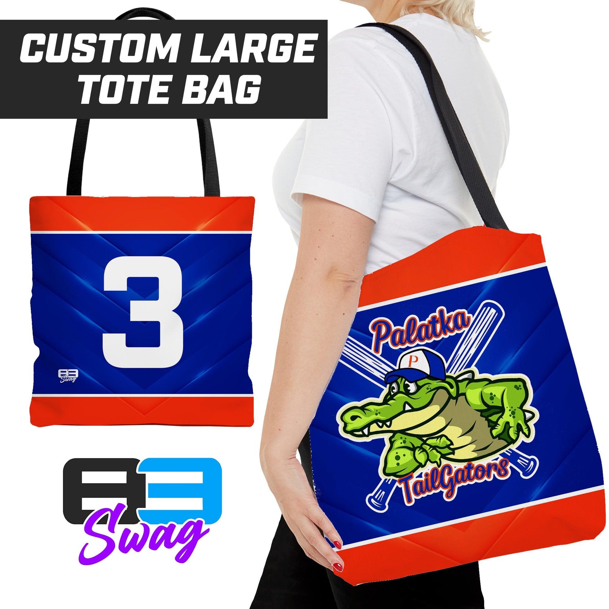 Tote Bag - Palatka TailGators Baseball - 83Swag