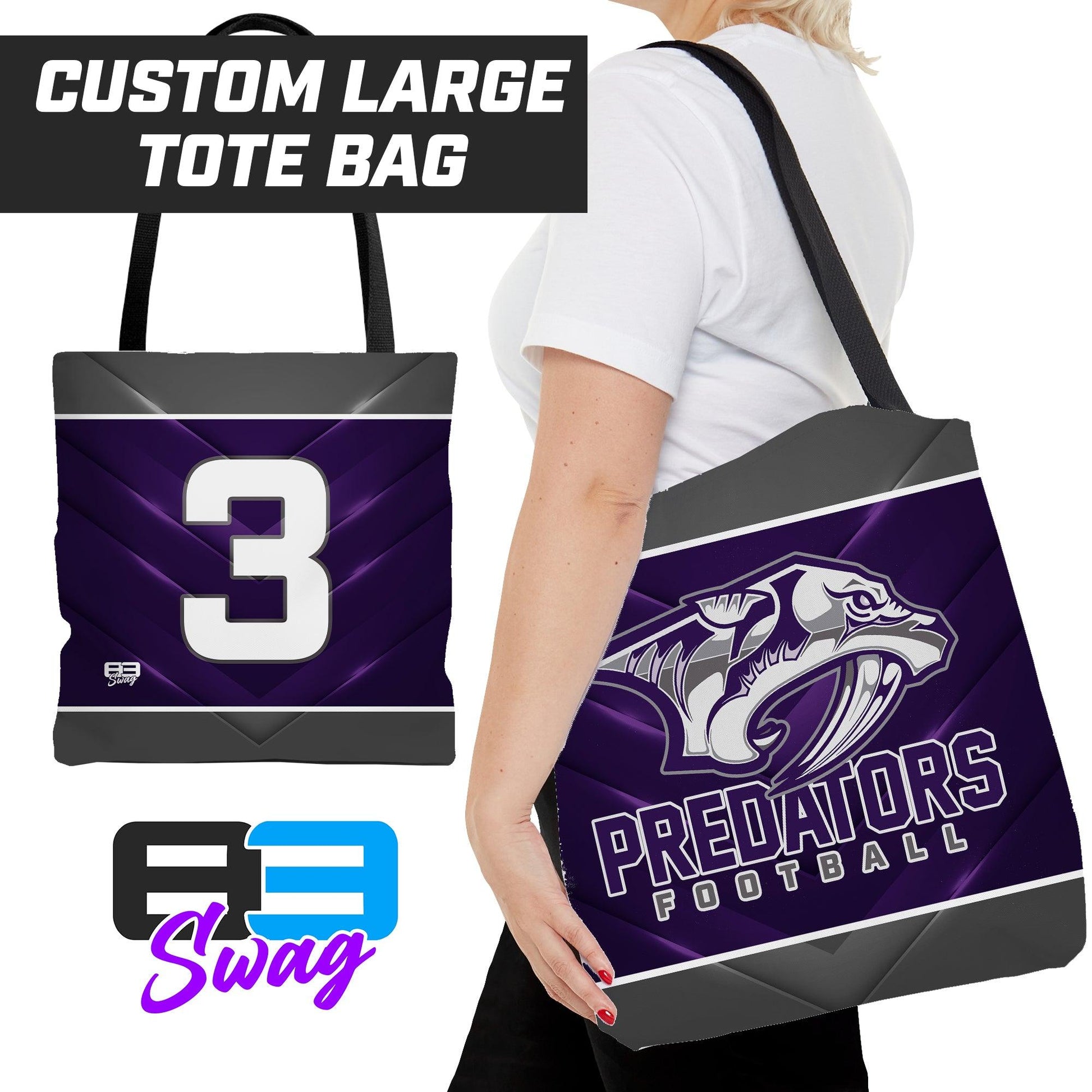 Tote Bag - Predators Football - 83Swag