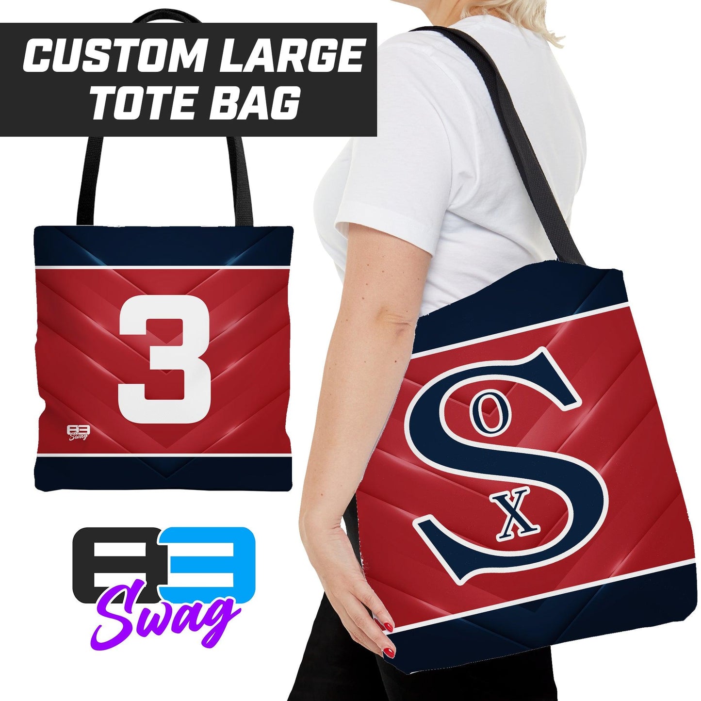 Tote Bag - Red Sox Baseball - Wichita - 83Swag