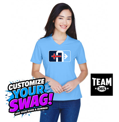Team 365 TT11W Women's Zone Performance T-Shirt - Arrows Baseball