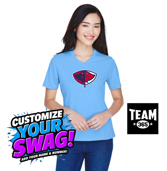 Team 365 TT11W Women's Zone Performance T-Shirt - Pasco Stingers Baseball