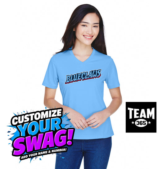Team 365 TT11W Women's Zone Performance T-Shirt - FCA Blueclaws Baseball