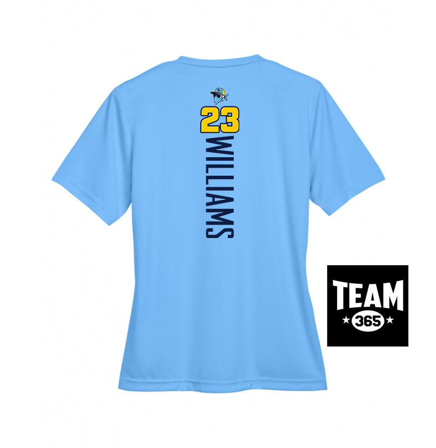 Team 365 TT11W Women's Zone Performance T-Shirt - Bold City Bandits Baseball