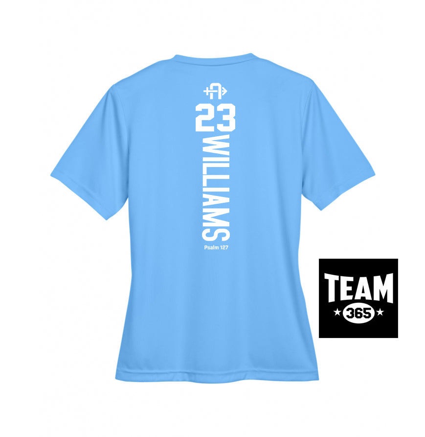 Team 365 TT11W Women's Zone Performance T-Shirt - Arrows Baseball