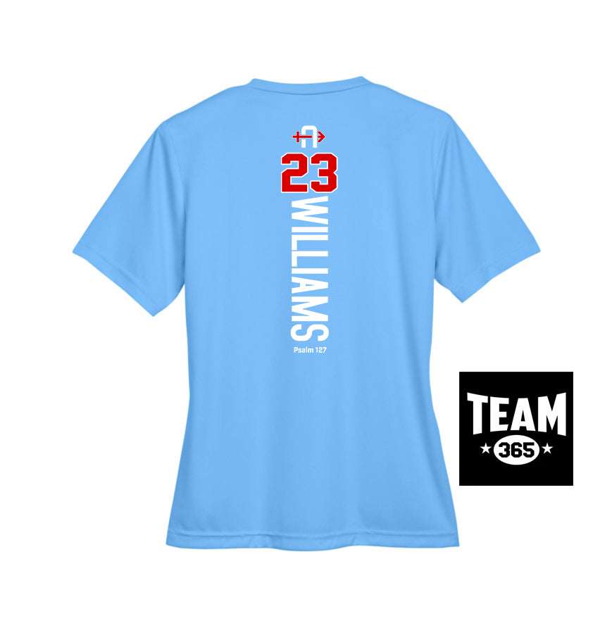 Team 365 TT11W Women's Zone Performance T-Shirt - Arrows Baseball