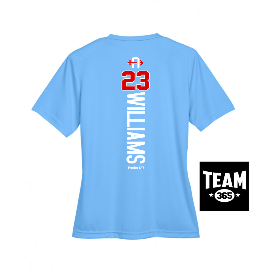Team 365 TT11W Women's Zone Performance T-Shirt - Arrows Baseball