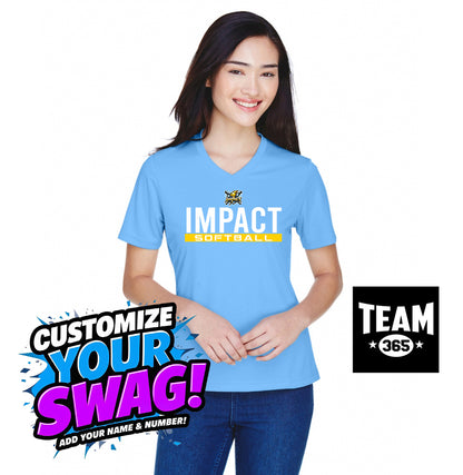Team 365 TT11W Women's Zone Performance T-Shirt - Impact Softball - Massachusetts
