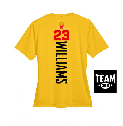 Team 365 TT11W Women's Zone Performance T-Shirt - Team Rally Fries Baseball