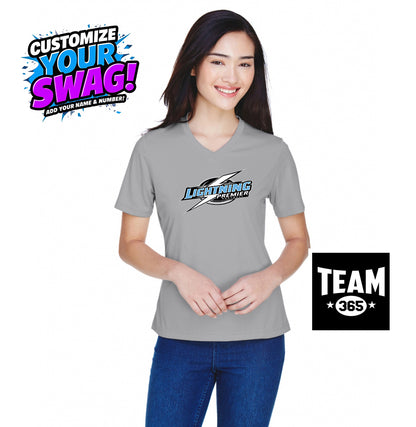Team 365 TT11W Women's Zone Performance T-Shirt - Lightning Premier Softball