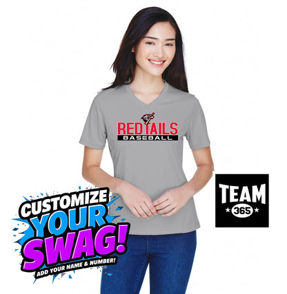 Team 365 TT11W Women's Zone Performance T-Shirt - MSA Redtails Baseball