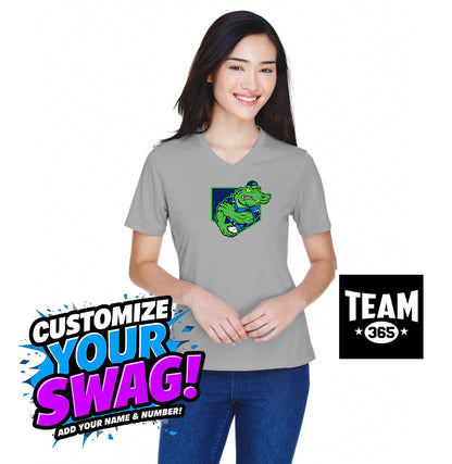 Team 365 TT11W Women's Zone Performance T-Shirt - OBP Swamp Kings