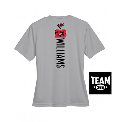 Team 365 TT11W Women's Zone Performance T-Shirt - MSA Redtails Baseball