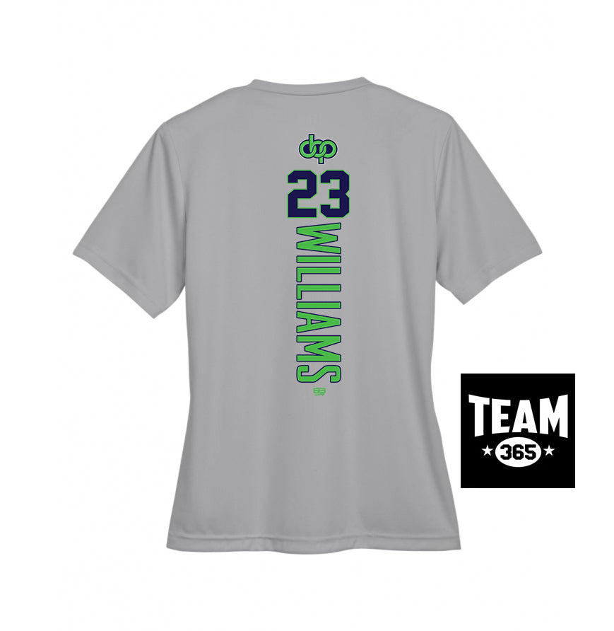Team 365 TT11W Women's Zone Performance T-Shirt - OBP Swamp Kings