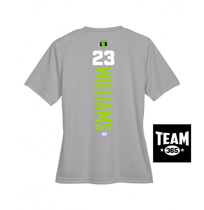 Team 365 TT11W Women's Zone Performance T-Shirt - VB Bombers Baseball