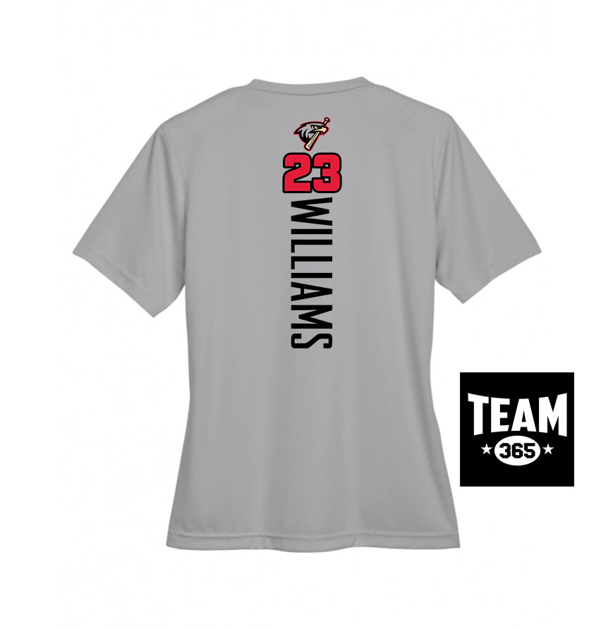 Team 365 TT11W Women's Zone Performance T-Shirt - MSA Redtails Baseball