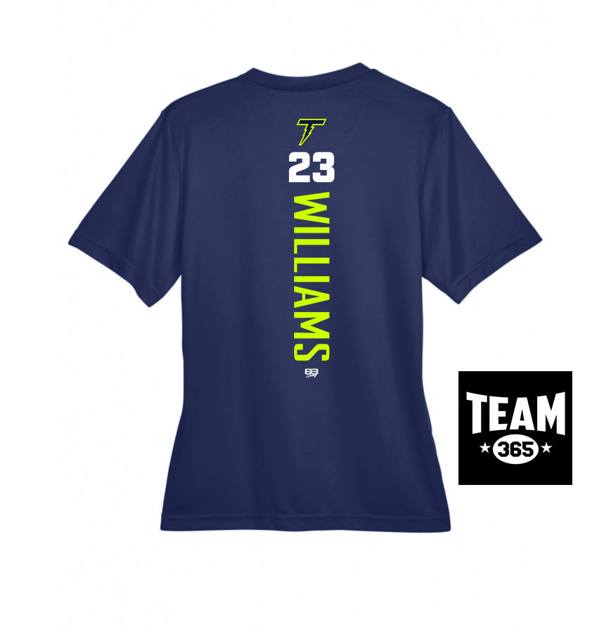 Team 365 TT11W Women's Zone Performance T-Shirt - Ponte Vedra Thunder Baseball