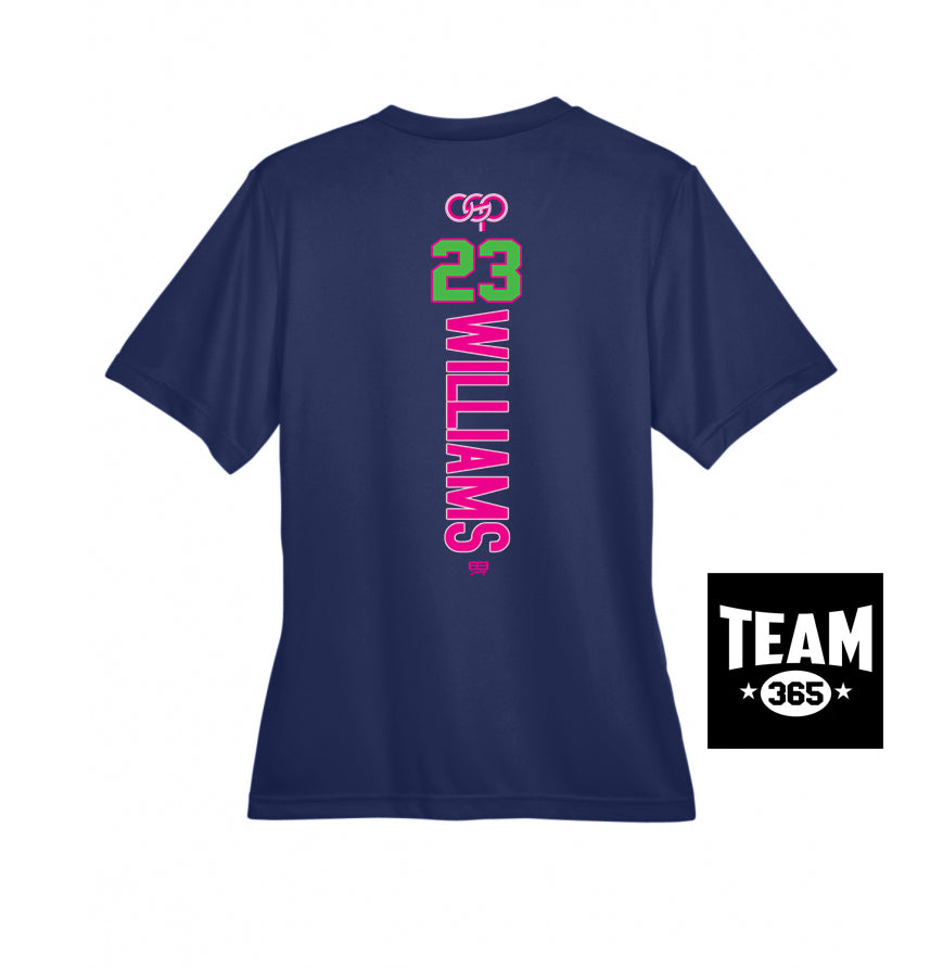 Team 365 TT11W Women's Zone Performance T-Shirt - OSP Gorilla Queens Softball
