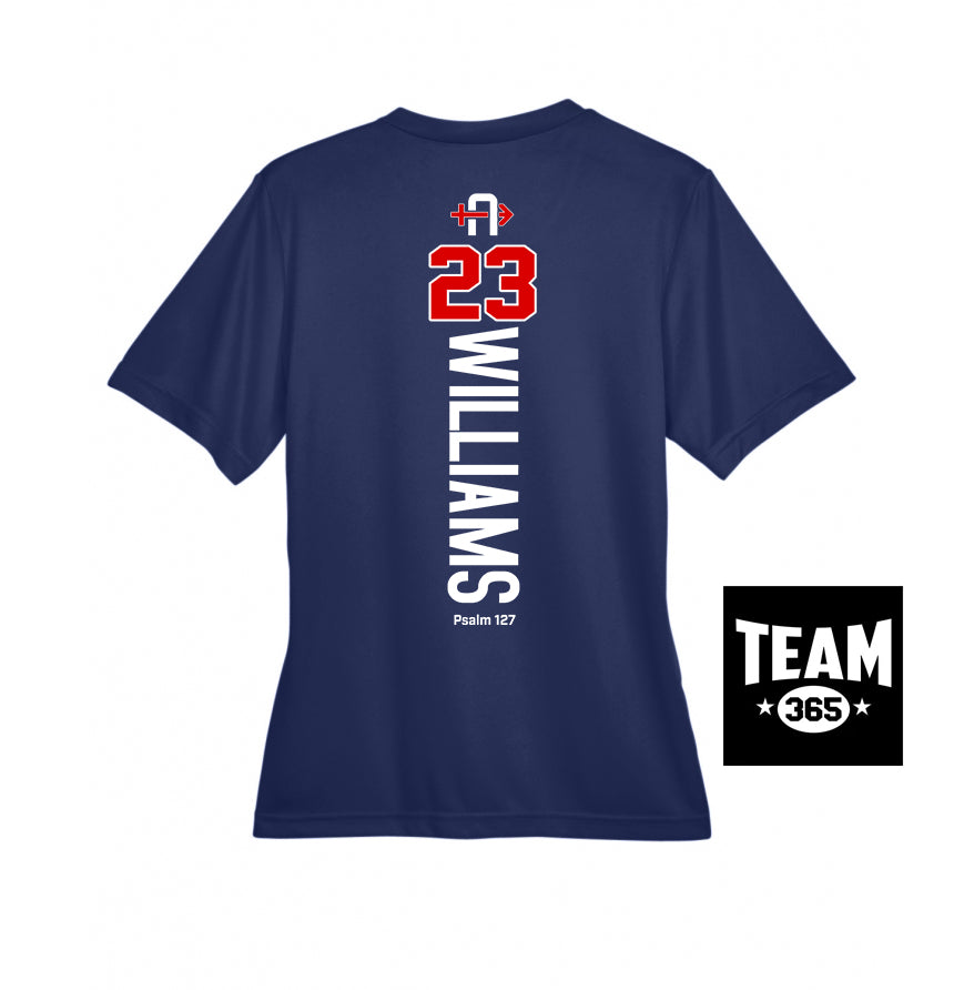 Team 365 TT11W Women's Zone Performance T-Shirt - Arrows Baseball