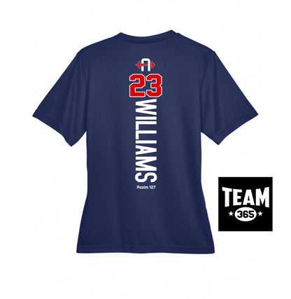 Team 365 TT11W Women's Zone Performance T-Shirt - Arrows Baseball