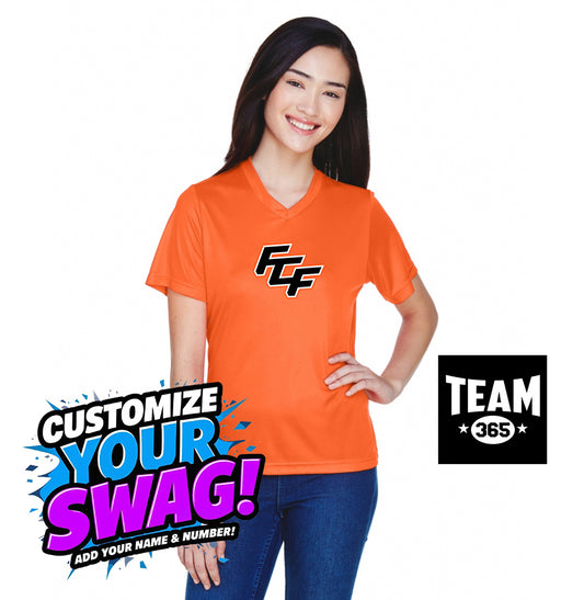 Team 365 TT11W Women's Zone Performance T-Shirt - FCF Flight Baseball