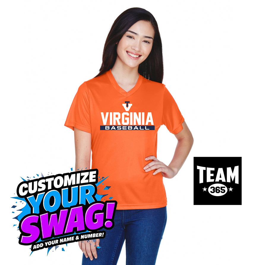 Team 365 TT11W Women's Zone Performance T-Shirt - Team Virginia Baseball