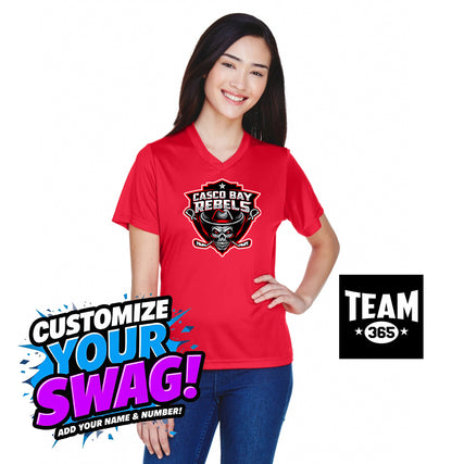 Team 365 TT11W Women's Zone Performance T-Shirt - Casco Bay Rebels Hockey