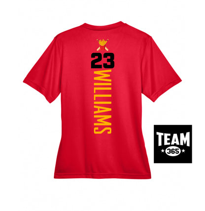 Team 365 TT11W Women's Zone Performance T-Shirt - Team Rally Fries Baseball