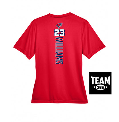 Team 365 TT11W Women's Zone Performance T-Shirt - MSA Redtails Baseball