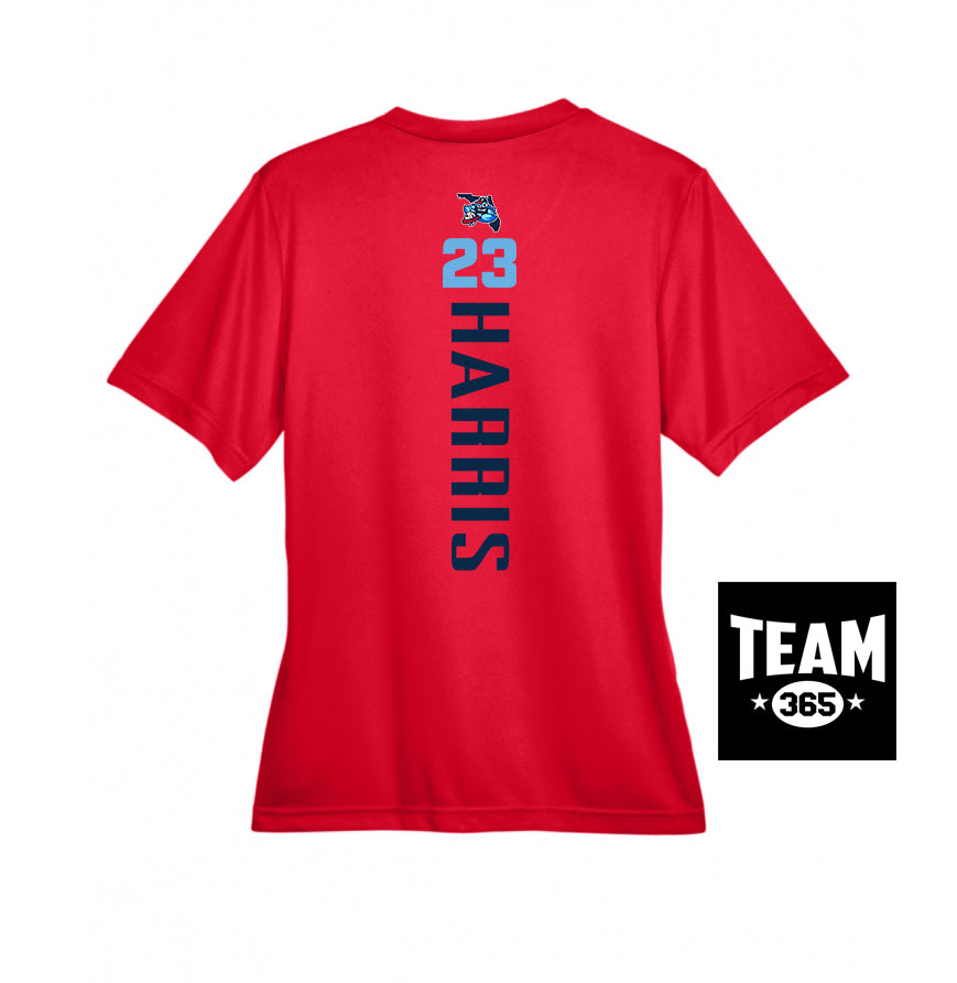 Team 365 TT11W Women's Zone Performance T-Shirt - FCA Blueclaws Baseball