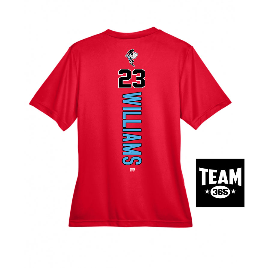 Team 365 TT11W Women's Zone Performance T-Shirt - NBC Gnats Baseball
