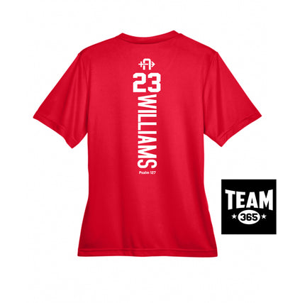 Team 365 TT11W Women's Zone Performance T-Shirt - Arrows Baseball