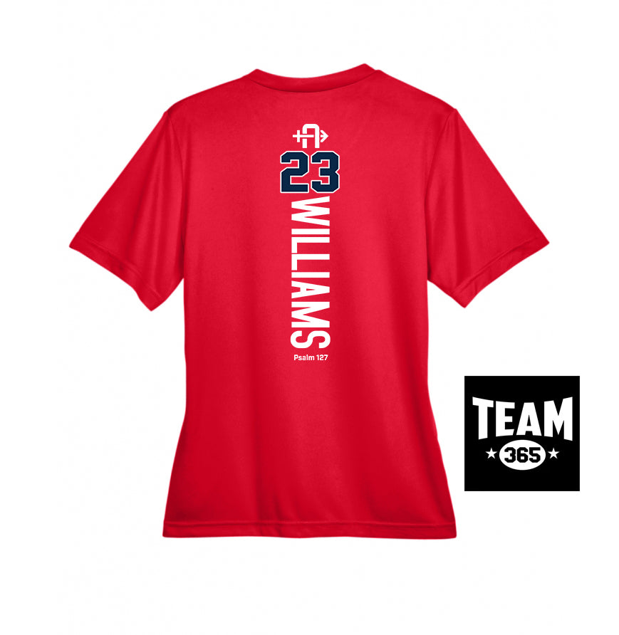 Team 365 TT11W Women's Zone Performance T-Shirt - Arrows Baseball