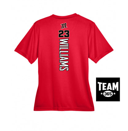 Team 365 TT11W Women's Zone Performance T-Shirt - SYA Mets "M" Logo