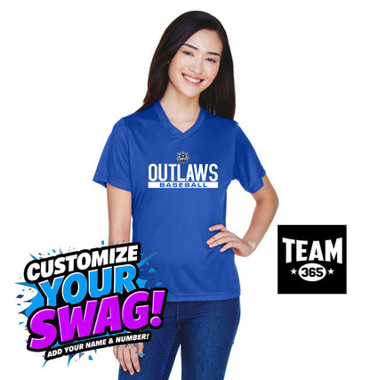 Team 365 TT11W Women's Zone Performance T-Shirt - LBK Outlaws Baseball