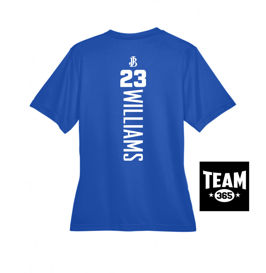 Team 365 TT11W Women's Zone Performance T-Shirt - Jax Beach Baseball