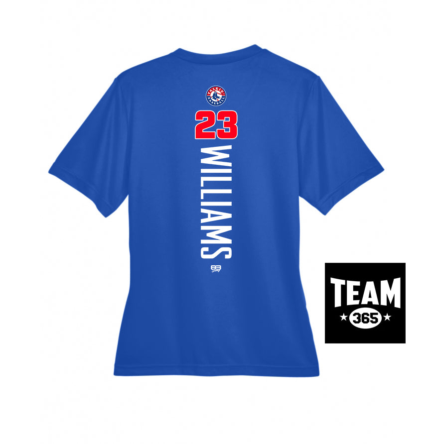 Team 365 TT11W Women's Zone Performance T-Shirt - Talkin' Baseball