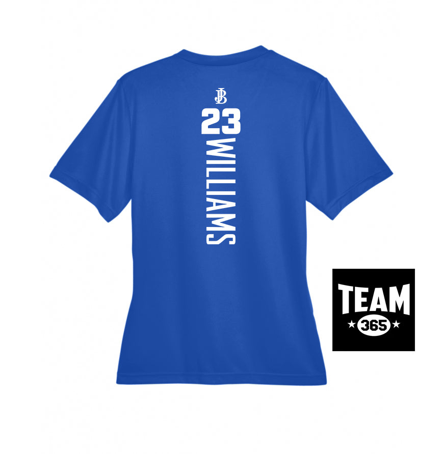 Team 365 TT11W Women's Zone Performance T-Shirt - Jax Beach Baseball