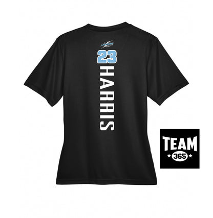 Team 365 TT11W Women's Zone Performance T-Shirt - Lightning Premier Softball