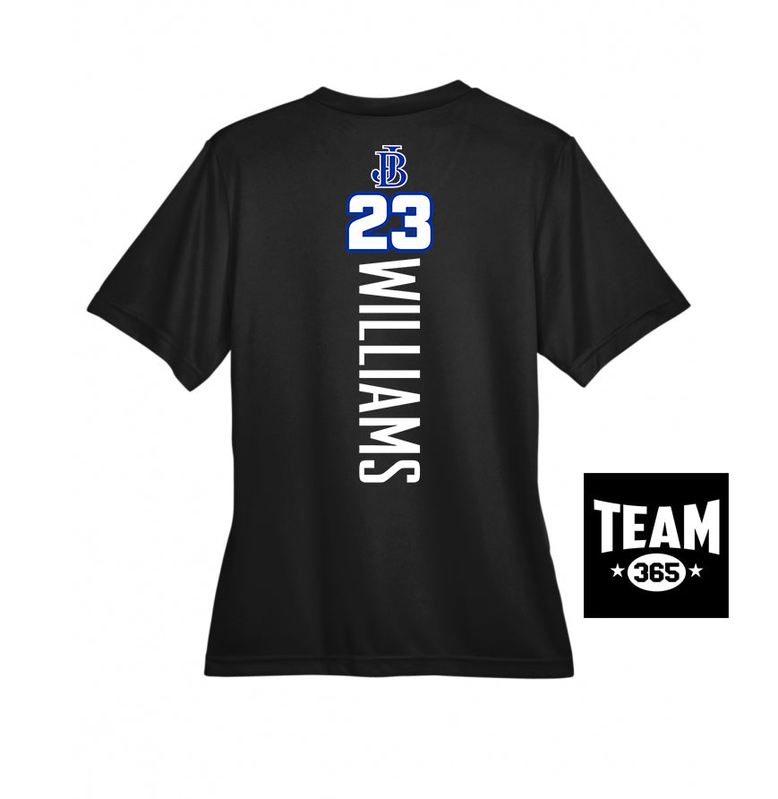 Team 365 TT11W Women's Zone Performance T-Shirt - Jax Beach Baseball