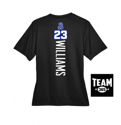 Team 365 TT11W Women's Zone Performance T-Shirt - Jax Beach Baseball