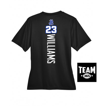 Team 365 TT11W Women's Zone Performance T-Shirt - Jax Beach Baseball