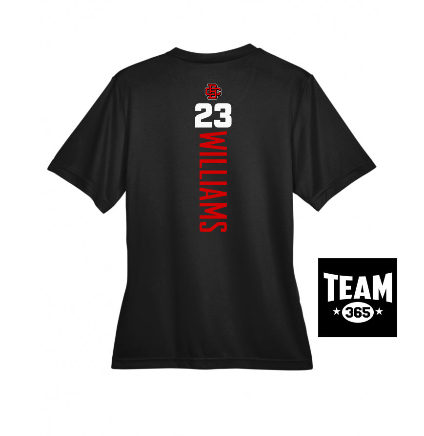 Team 365 TT11W Women's Zone Performance T-Shirt - Creeks Baseball Club - CBC