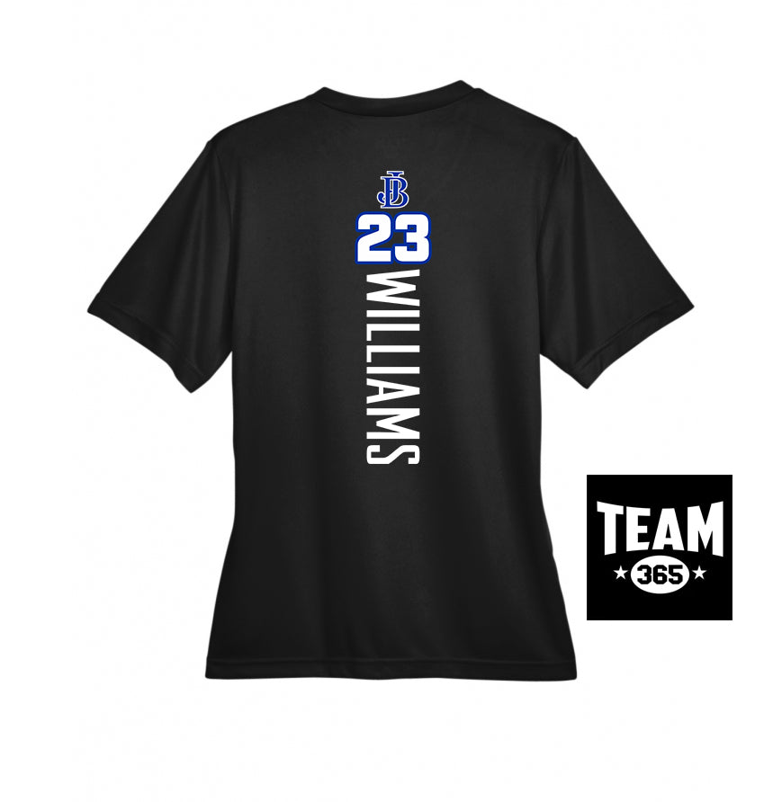 Team 365 TT11W Women's Zone Performance T-Shirt - Jax Beach Baseball