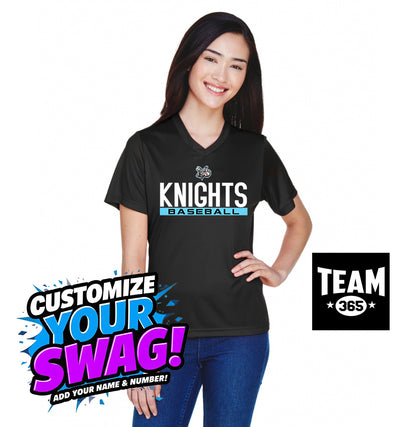 Team 365 TT11W Women's Zone Performance T-Shirt - Knights Baseball